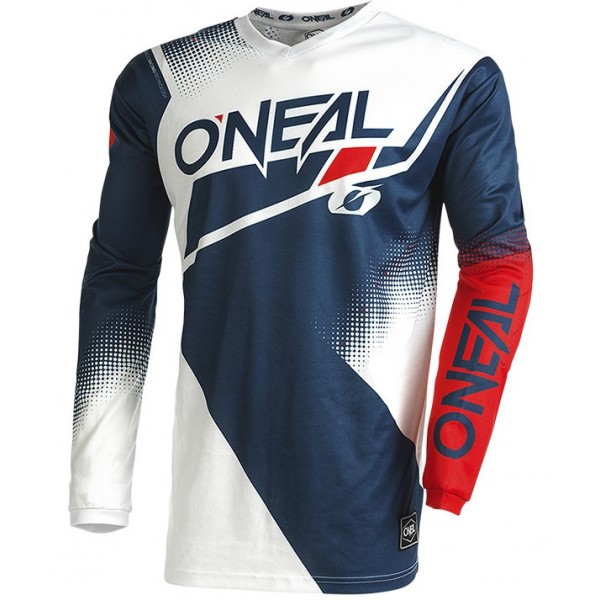 Oneal MX Μπλούζα Element Racewear V.22 Μπλε / Άσπρο / Κόκκινο ΕΝΔΥΣΗ
