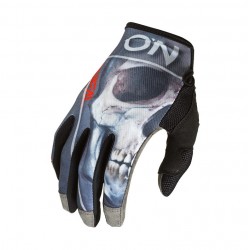 Oneal Γάντια MX Mayhem Bones V.22 Μαύρο / Κόκκινο