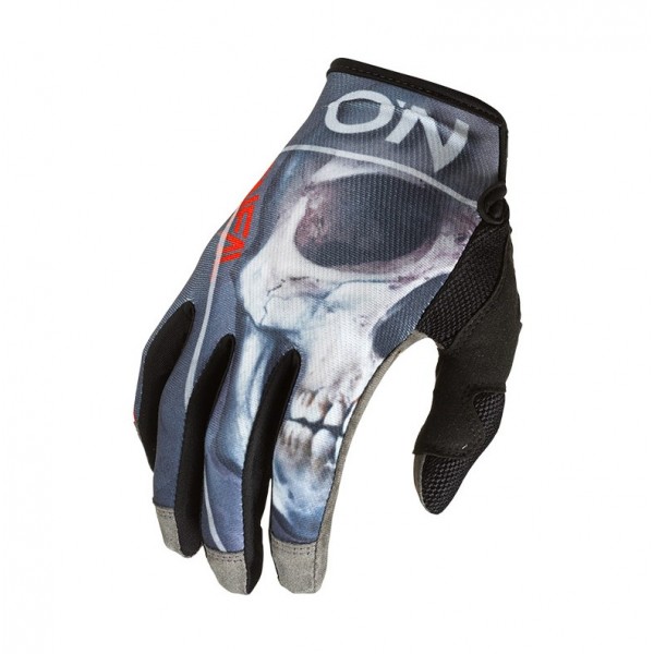 Oneal Γάντια MX Mayhem Bones V.22 Μαύρο / Κόκκινο Γάντια