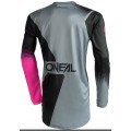Oneal MX Μπλούζα Element Racewear V.22 Lady Μαύρο / Γκρι / Ροζ ΕΝΔΥΣΗ