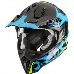 Pilot Κράνος Dirty Lizard 1250gr Μαύρο / Μπλε Gloss ΚΡΑΝΗ