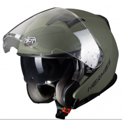 Pilot Κράνος Hermes SV Mat Military Πράσινο