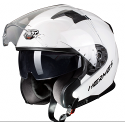 Pilot Κράνος Hermes SV  Μat Ασπρο Gloss ΚΡΑΝΗ