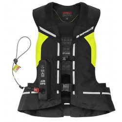Spidi Γιλέκο Αερόσακος Air Dps Μαύρο / Fluo Κίτρινο ΕΝΔΥΣΗ