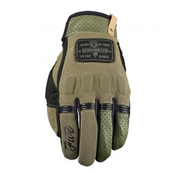 Five Γάντια Scrambler χακί/μαύρο vintage Γάντια