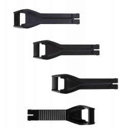 Gaerne Σετ κοντός ιμάντας SG22 μαύρο Ιμάντες και Δίχτια