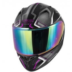 Givi Κράνος H50.8 Mystical μαύρο/τιτάνιο/φούξια (ECE 22.06)