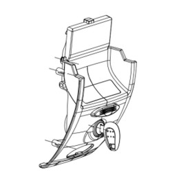 Givi Γάντζος κουμπώματος Z2751M-B45R_B45+  Αξεσουάρ Βαλιτσών