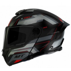 MT Κράνος Atom 2 SV ECE 22.06 Bast D5 μαύρο/γκρι matt Flip Up / Modular