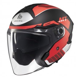 MT Κράνος Cosmo SV S ECE22.06 Cruiser κόκκινο Β5 Jet / Open