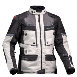 Nordcode Μπουφάν Μηχανής Adventure Evo 24 EN 17092 Ανδρικό 4 εποχών Light Γκρι-Μαύρο Oversize Nordcode Μπουφάν Μηχανής Adventure Evo 24 EN 17092 Ανδρικό 4 εποχών Light Γκρι-Μαύρο Oversize