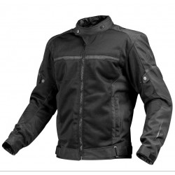 Nordcode Μπουφάν Μηχανής Aero-R II Ανδρικό Καλοκαιρινό Μαύρο +Windproof