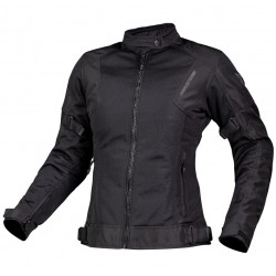 Nordcode Μπουφάν Μηχανής Luna Γυναικείο Καλοκαιρινό Μαύρο