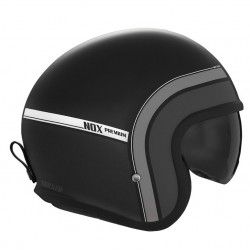 Nox Kράνος Next Traker μαύρο/τιτάνιο ματ Jet / Open