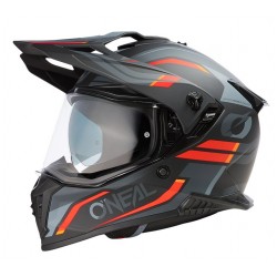 ONeal Κράνος A-SRS Spike V.24 (ECE 22.06) μαύρο/γκρι/κόκκινο