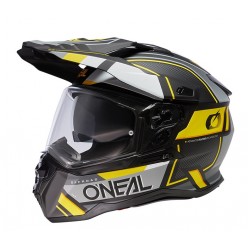 ONeal Κράνος DSRS Square V.24 (ECE 22.06) μαύρο/γκρι/fluo Moto Cross