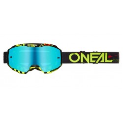 Oneal Μάσκα B-10 Attack V.24 μαύρο/νεον κίτρινο Γυαλιά / Goggles