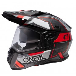 ONeal Κράνος DSRS Square V.24 (ECE 22.06) μαύρο/γκρι/κόκκινο ONeal Κράνος DSRS Square V.24 (ECE 22.06) μαύρο/γκρι/κόκκινο