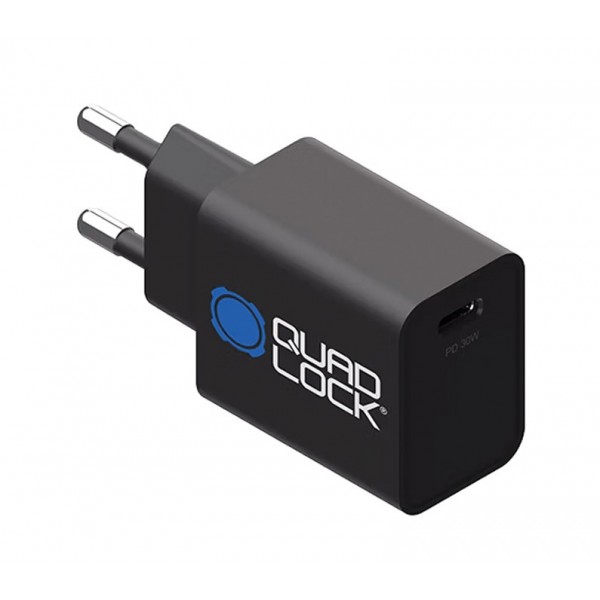 Quad Lock Φορτιστής Power Brick 30W USB-C EU Standard (Με Καλώδιο) ΤΑΞΙΔΙΩΤΙΚΟΣ ΕΞΟΠΛΙΣΜΟΣ