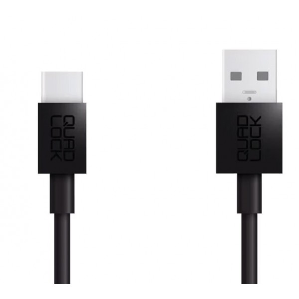 Quad Lock Καλώδιο Φόρτισης USB-A to USB-C 20cm (Μαύρο) ΤΑΞΙΔΙΩΤΙΚΟΣ ΕΞΟΠΛΙΣΜΟΣ