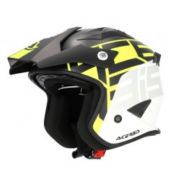 Acerbis Κράνος Jet Aria Metallic ECE 22.06 26602.457 μαύρο/fluo ΚΡΑΝΗ