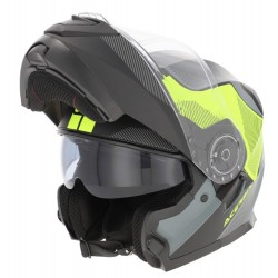 Acerbis Κράνος Serel SV ECE22.06 25201.457 μαύρο/κίτρινο fluo ΚΡΑΝΗ