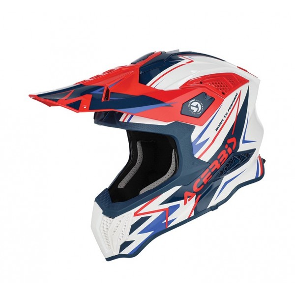 Acerbis Κράνος Airstrike-X Fiberglass ECE 22.06 26905.034 άσπρο/μπλε/κόκκινο Moto Cross Acerbis Κράνος Airstrike-X Fiberglass ECE 22.06 26905.034 άσπρο/μπλε/κόκκινο Moto Cross