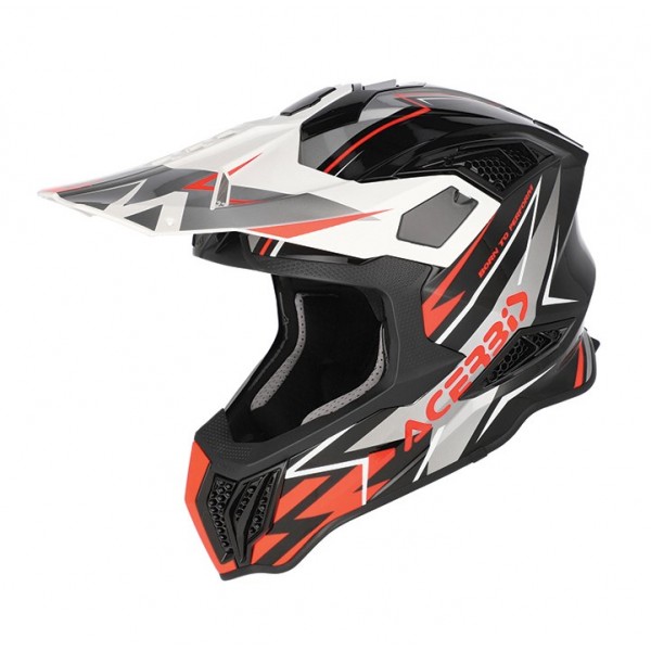 Acerbis Κράνος Airstrike-X Fiberglass ECE 22.06 26905.446 μαύρο/πορτοκαλί/fluo ΚΡΑΝΗ