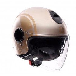 AGV Κράνος Eteres Sirollo Matt White/Gold