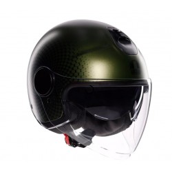AGV Κράνος Eteres Androra Matt Green/Black Jet / Open