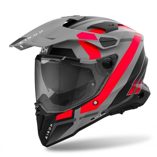 Airoh Κράνος Commander 2 ECE22.06 Mavick πορτοκαλί ματ ΚΡΑΝΗ