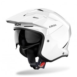 Airoh Κράνος Kombakt Concrete άσπρο gloss Jet / Open