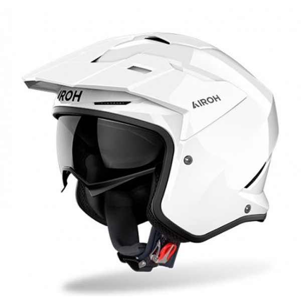 Airoh Κράνος Kombakt Concrete άσπρο gloss Jet / Open