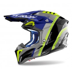 Airoh Κράνος Aviator 3 ECE 22.06 Hima μπλε gloss ΚΡΑΝΗ