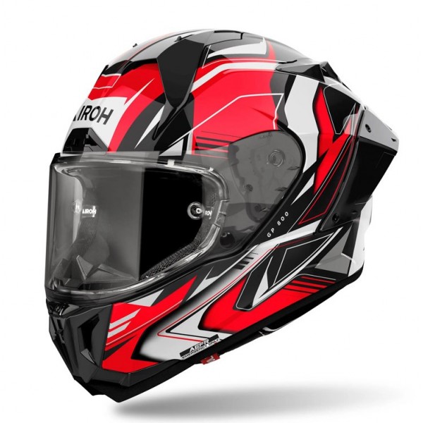 Airoh Κράνος GP800 ECE22.06 Must κόκκινο gloss + extra dark smoke ζελατίνα ΚΡΑΝΗ