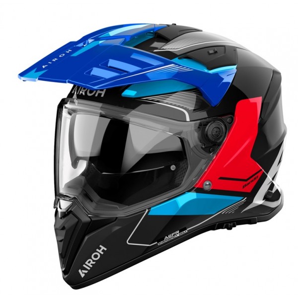 Airoh Κράνος Bandit ECE 22.06 Tune μπλε/κόκκινο gloss ΚΡΑΝΗ
