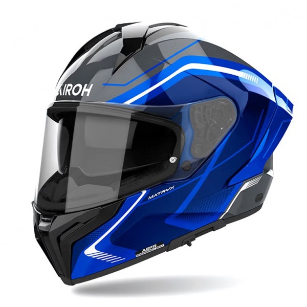 Airoh Κράνος Matryx ECE 22.06 Wide μπλε gloss ΚΡΑΝΗ