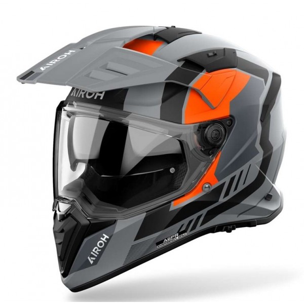 Airoh Κράνος Bandit ECE 22.06 Horn πορτοκαλί gloss ΚΡΑΝΗ