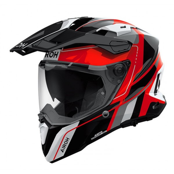 Airoh Κράνος Commander 2 ECE22.06 Skip κόκκινο gloss ΚΡΑΝΗ