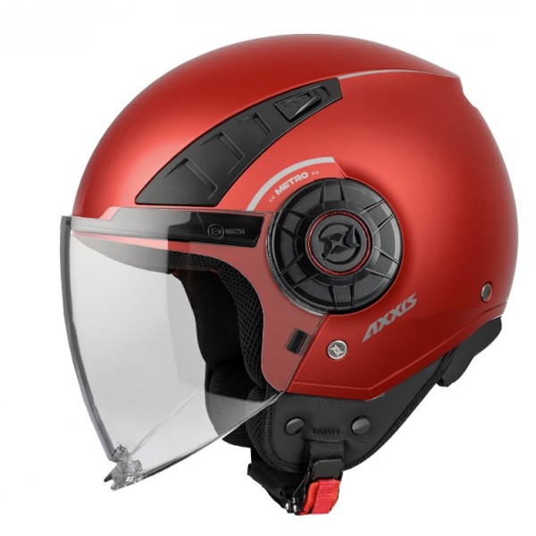 AXXIS Κράνος Metro S ECE22.06 V2 A5 κόκκινο matt ΚΡΑΝΗ