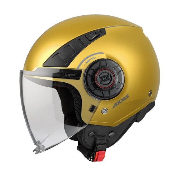 AXXIS Κράνος Metro S ECE22.06 V2 A3 κίτρινο matt ΚΡΑΝΗ