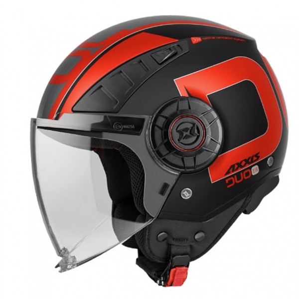 AXXIS Κράνος Metro S ECE22.06 Duo B15 κόκκινο matt ΚΡΑΝΗ