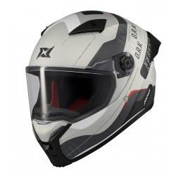 AXXIS Κράνος Fenix ECE22.06 Ork C2 άσπρο/γκρι gloss Full Face