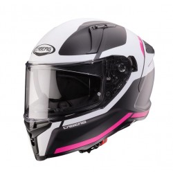 Caberg Κράνος Avalon-X Pure μαύρο ματ/λευκό/φουξ Full Face
