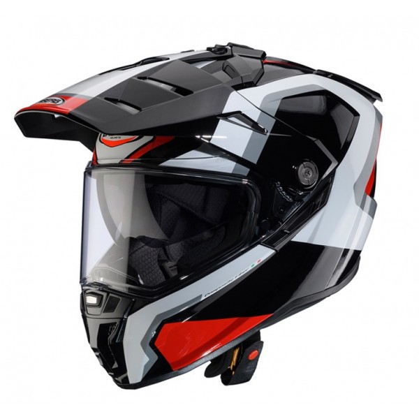 Caberg Κράνος Tanami Scram μαύρο/κόκκινο/άσπρο Flip Up / Modular