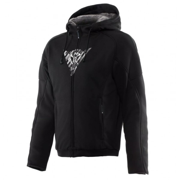 Dainese Μπουφάν Bovisa Hoodie Full Zip Black/White Μπουφάν Textile