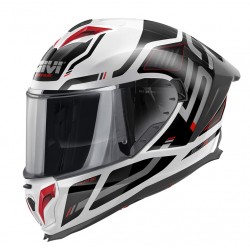 Givi Κράνος H50.3 Quasar White/Black/Red + Pinlock (ECE 22.06)