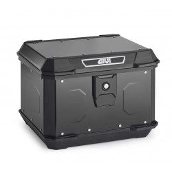 Givi Βαλίτσα 44 λίτρα ALP44B2 αλουμίνιο μαύρη monolock με πιάστρα + κιτ τοποθέτησης + εσωτερική επένδυση Βαλίτσες (Topcase)