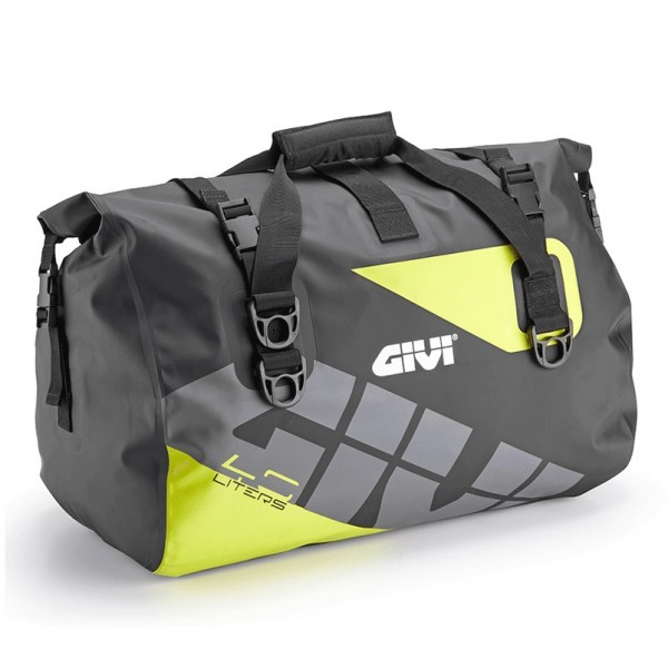 GIVI Σάκος ουράς EA115GYB_αδιάβροχος 40L κυλινδρικός γκρί/κίτρινο  ΤΣΑΝΤΕΣ / ΣΑΚΙΔΙΑ