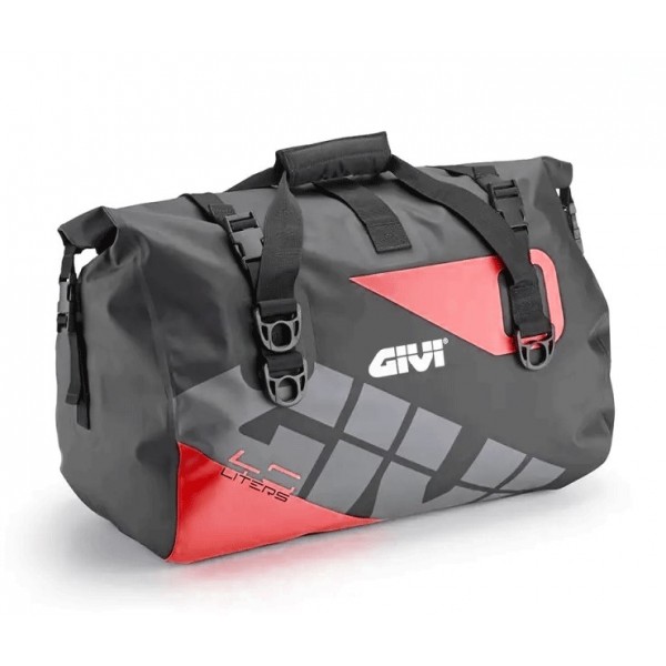 GIVI Σάκος ουράς EA115GRB_αδιάβροχος 40L κυλινδρικός γκρί/κόκκινο  Βαλίτσες (Topcase)